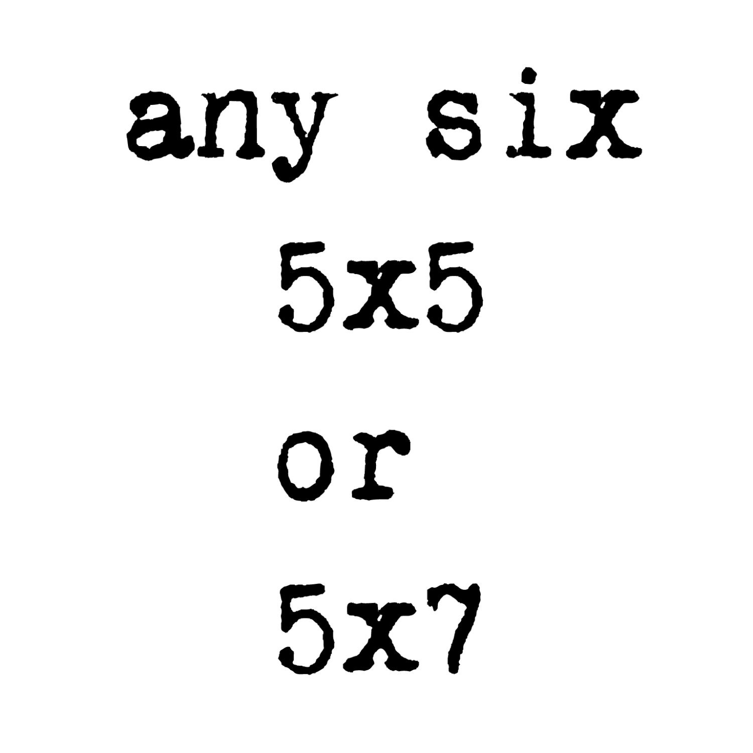 30% Off SAVE on ANY SIX 5x5 or 5x7 Fine Art Photographs- You Choose- All Photography - Home Decor - Landscape, Coastal, Flower, Food,