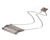 Silver Stack Bar Necklace