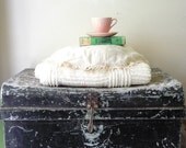 Vintage Industrial Metal Trunk - coffee table/rustic storage