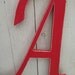 Distressed 22 inch Wood Letters, Simple Rustic Finish, Calligraphy Font, Wedding Decorations,Hang on the wall