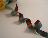 Frisky Dogs Design Polyester Jacquard Ribbon by Sue Spargo--One Yard