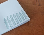 white envelopes stationery set: calligraphy nibs