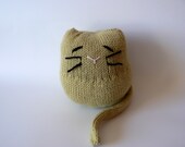 Handknit Limoncello Kitty Cat Toy