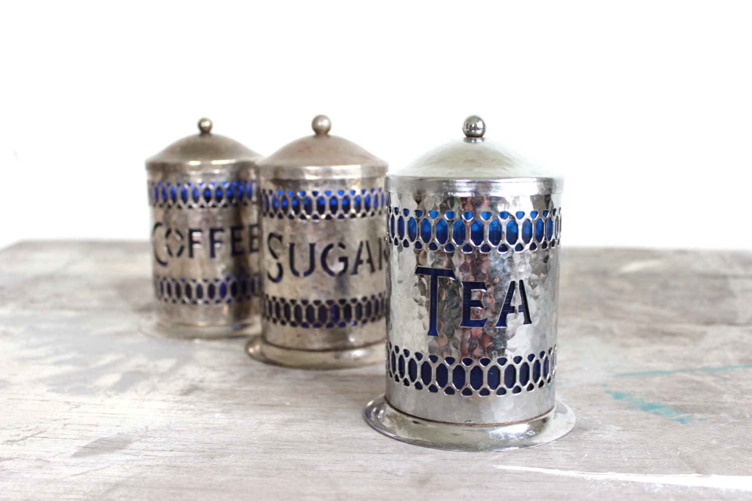 vintage kitchen canister set