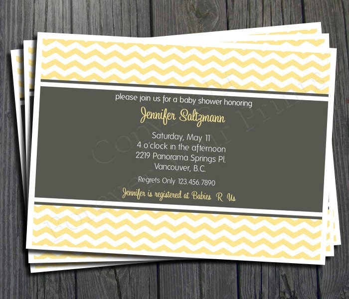 Unisex Baby Shower Invitation - Includes FREE Thank You Card Il_170x135
