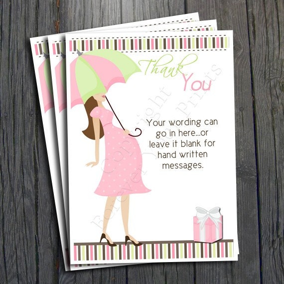 Baby Shower Thank You Card Il_570xn