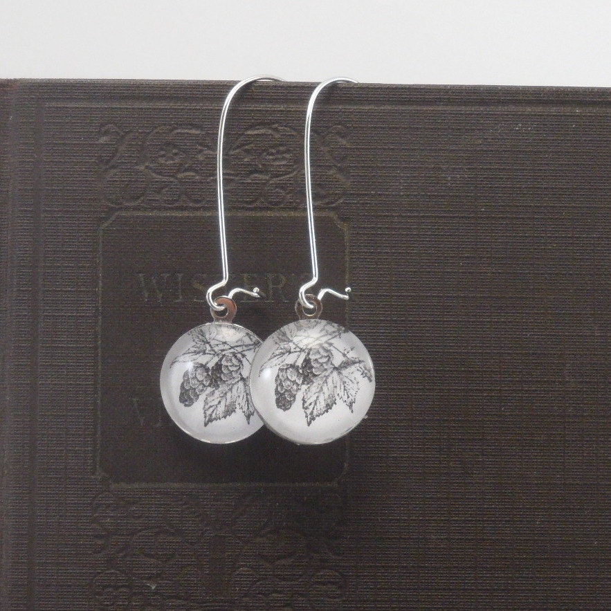 Hops the Beer Flower Earrings