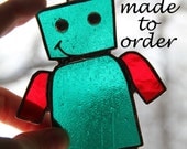 Robot Stained Glass - Made to Order