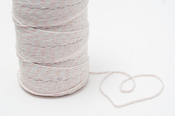 Bakers Twine Spool 170 yards - Light or Pastel Pink