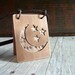 Book Necklace Moon Stars Dream Metal Stamped Inspirational Quote C S Lewis Layered Copper