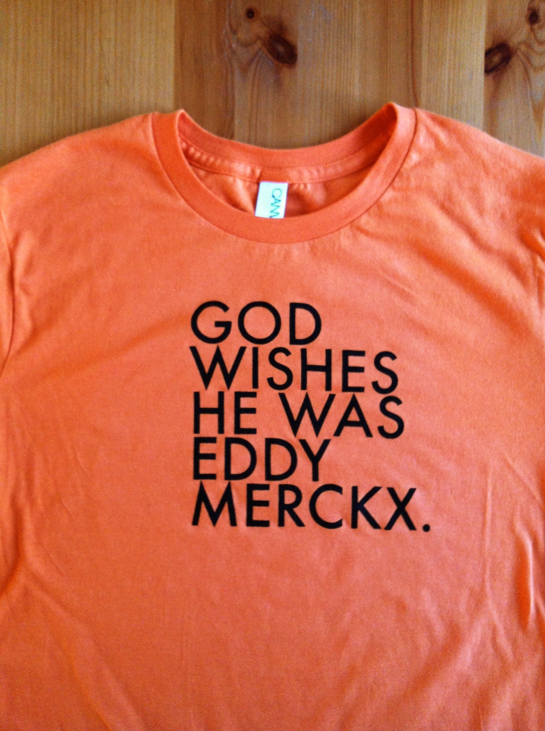 Small Orange Eddy Merckx Cycling T-shirt