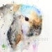 BUNNY Watercolor Print by Dean Crouser