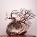 Morocco Quartz Crystal Geode Wire Tree Of Life Wind SPiRiT sculpture, Wedding, Anniversary, gift ideas