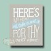 8x10 Giclee Print - Here's My Heart - Hymn- Typography - Hand Lettering by Grace for Grace by Tiffany Rachal