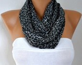 BIG SALE Leopard - Infinity Scarf Shawl Circle Scarf  Loop  Scarf Gift -fatwoman