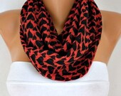 BIG SALE Heard - Infinity Scarf Shawl Circle Scarf  Loop  Scarf Gift -fatwoman - LOVE - Heart