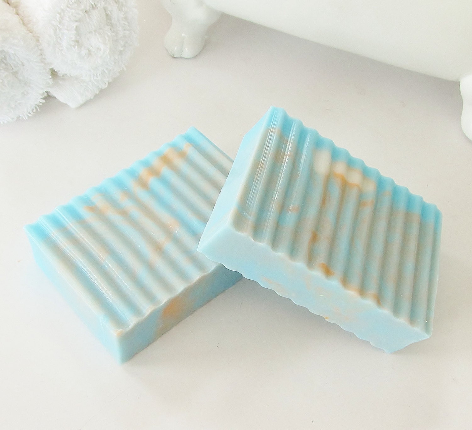 BALANCE Natural Soap - Jasmine, Lily, Lemon & Vanilla scent, handmade, glycerin, vegan, scented, gift