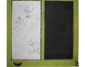 Chalkboard Window , Corkboard Window - memo board - custom colors
