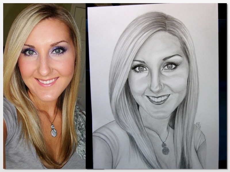 Custom Portrait Drawn From Your Photo