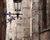 gothic architecture, warm tone, cathedral, Barcelona - Passage Of Light 8 x 10