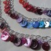 rainbow button bracelet