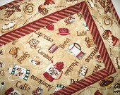 Hexagon Table Topper made from Kaufman by PicketFenceFabric