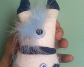 sock monster with button spots.