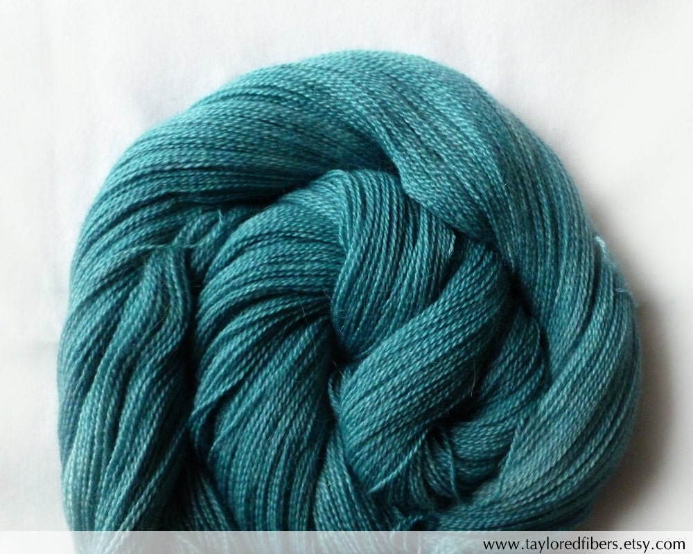 Alpaca Silk Cashmere Yarn Hand Dyed (WASL631)