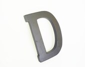 Letter D Alphabet Black