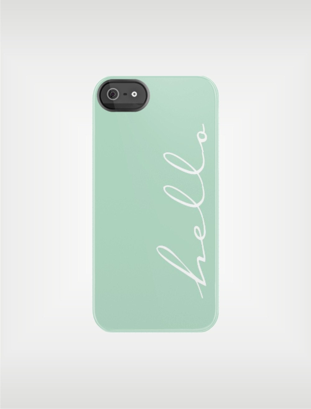 Mint Green iPhone 5 Case 4 / 4S or 3G or Samsung - Mint Green - original design by a drop of golden sun