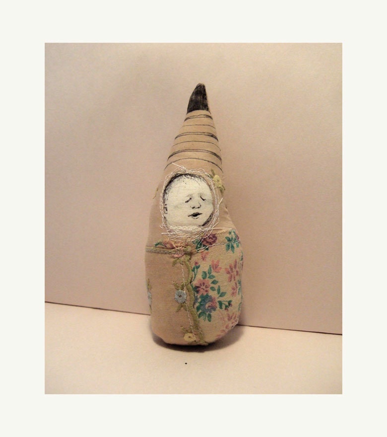 BABY art DOLL sleeping fabric textile