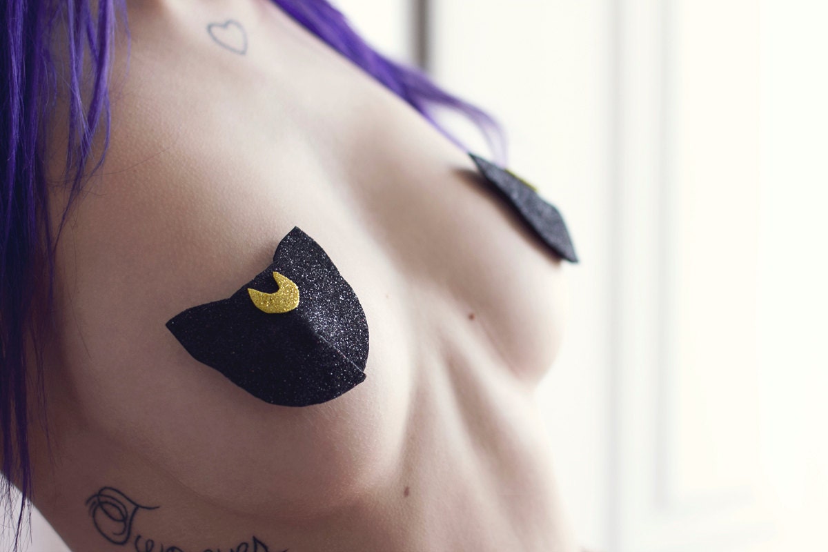 Black luna pasties FREE SHIPPING