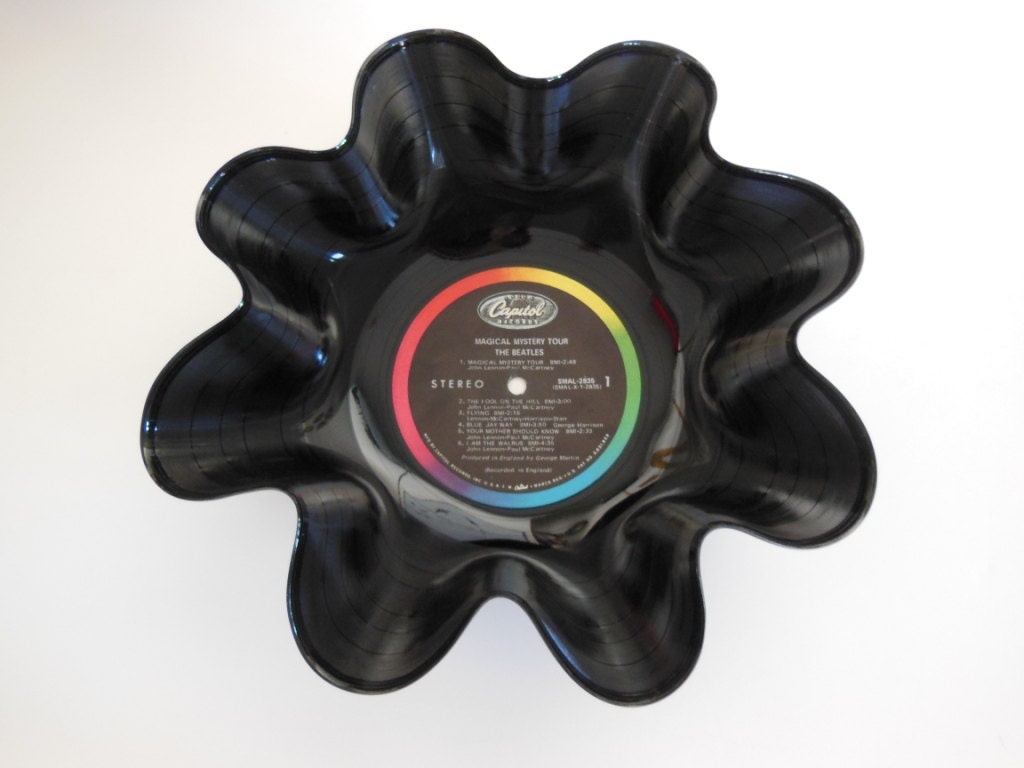THE BEATLES Recycled Record Bowl (Magical Mystery Tour) - Side 1