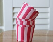 Cupcake Cups Liners Baking Cups Kids Birthday Party Baby Shower Wedding Carnival Pink Red Candy Nut Paper Goods Dips Set of 20