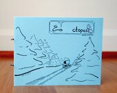 Zine & Octopus Winter Issue 4 illustrated literary perzine cute mini indie publish