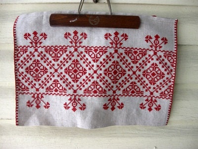 Vintage Tribal embroidered pillow cover