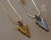 SALE  Arrowhead Necklace