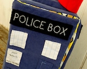Huggable Tardis and Tiny Fez
