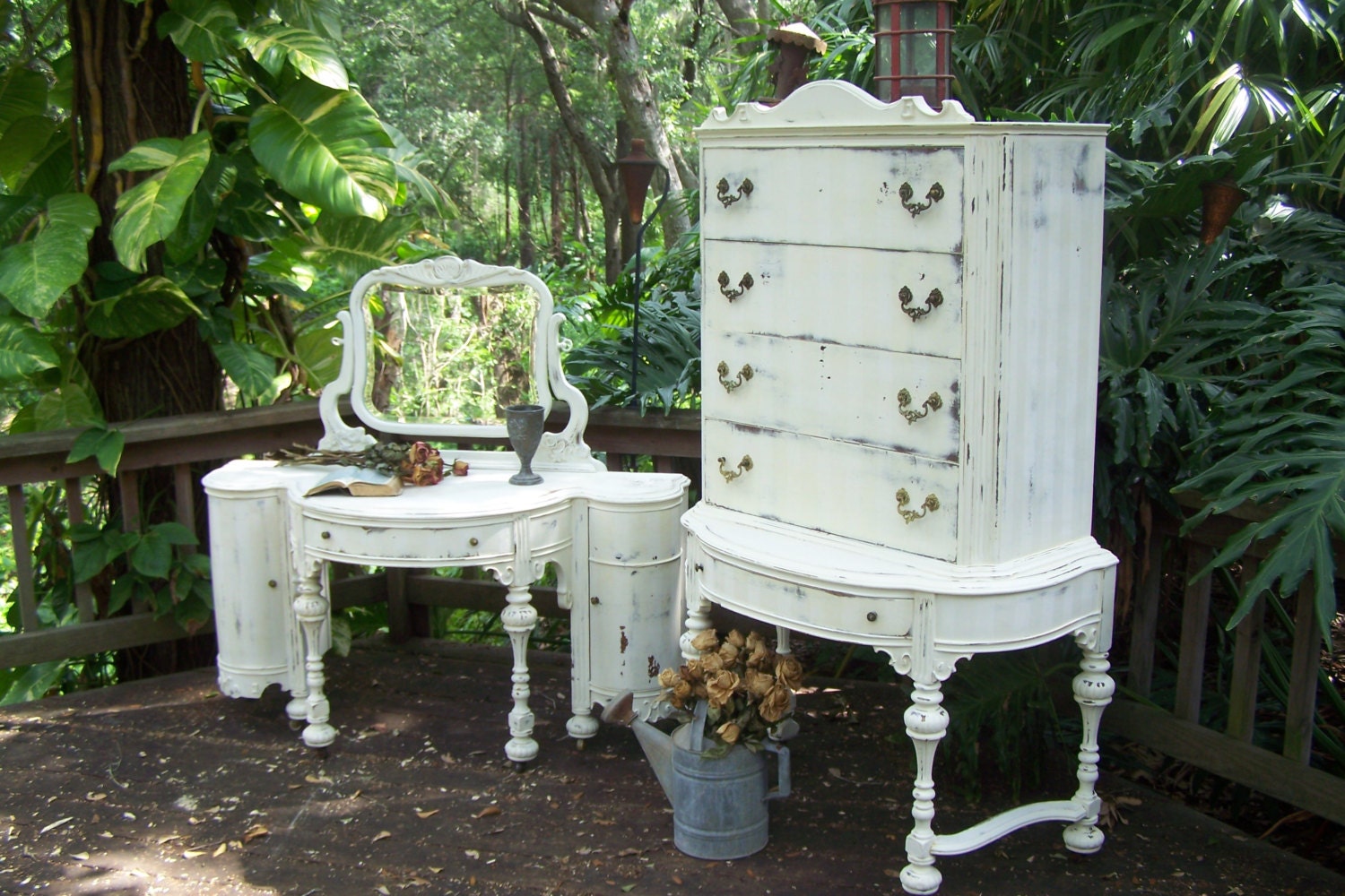 RESERVED Bella Collection Child's Vanity and Dresser Set