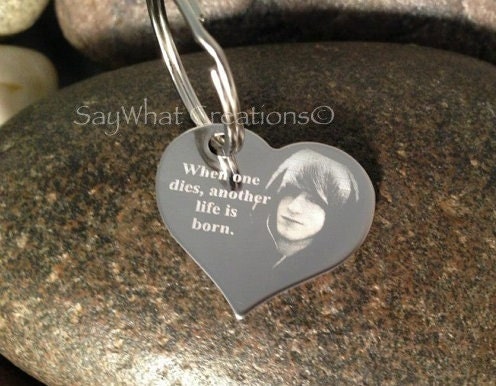 Skylar Remembrance Key Chains HEART shape