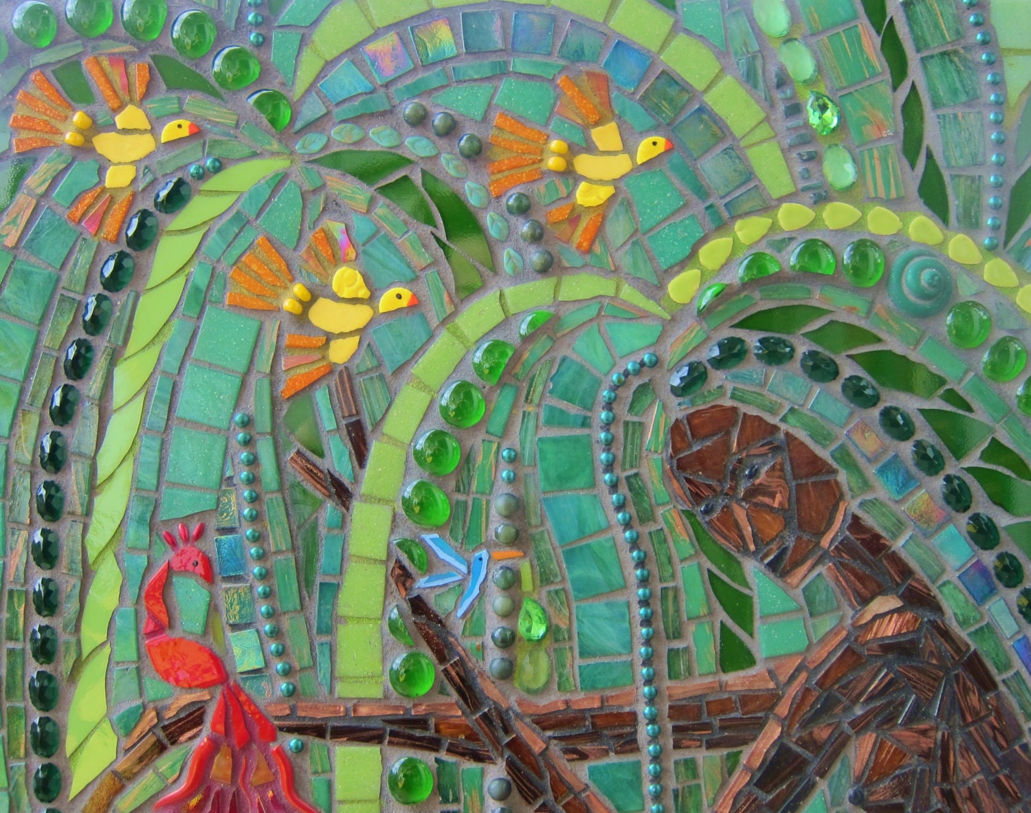 The Contented Willow - Tree Goddess mosaic