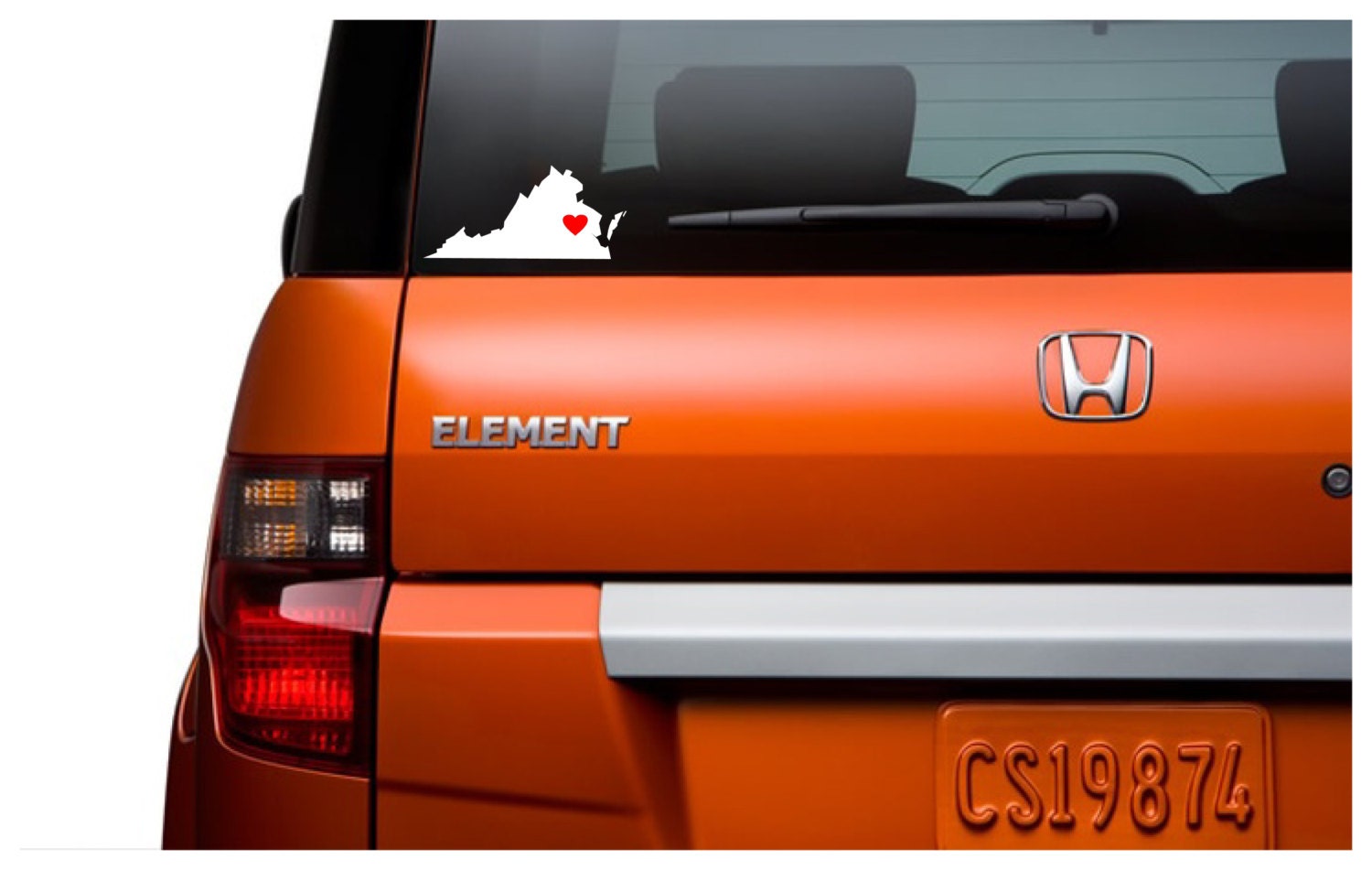 Vinyl Decal VIRGINIA State vinyl sticker car decal custom home city love