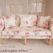 Chippendale sofa (1750 - 1790) - 1/12 dolls house dollhouse miniature