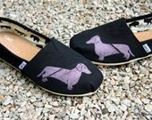 Dachshund Custom TOMS Shoes