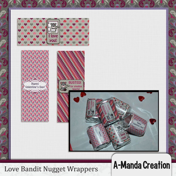 Valentine's Nugget Candy Wrappers Instant Download Il_170x135
