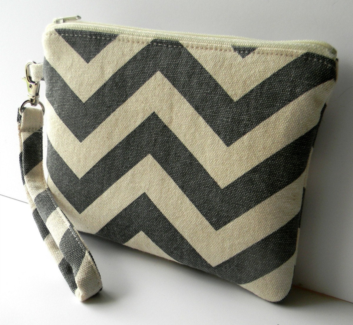 Chevron Wristlet