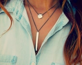 Silver Layered Necklace