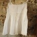 Antique Victorian / Edwardian Christening gown, Vintage baby baptism dress, gathers & handmade lace