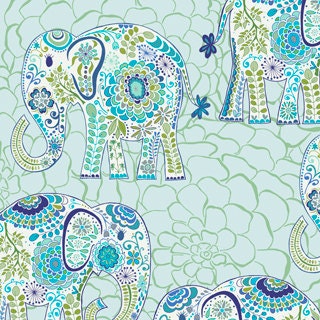 Valori Wells for Free Spirit - Karavan Marrakech in Peacock - 1 Yard - Cotton Fabric