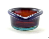 Multi-tone Colorful glass dish
